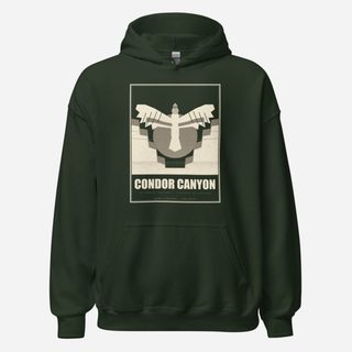 Animal Viewology Condor Canyon Field Guide Hoodie Forest Green