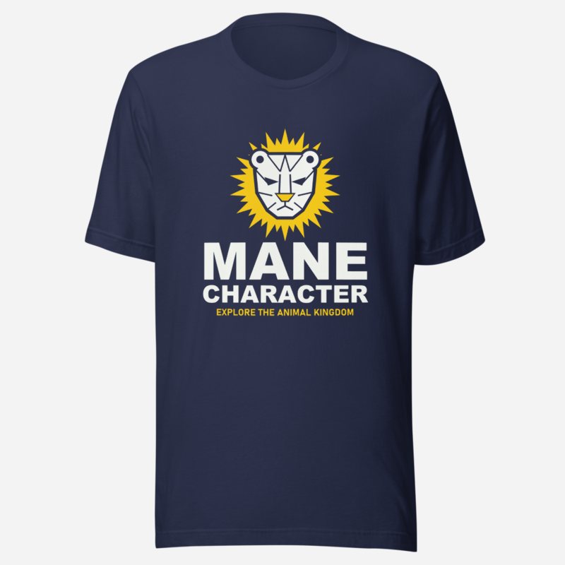 Animal Viewology Mane Character Tee Navy