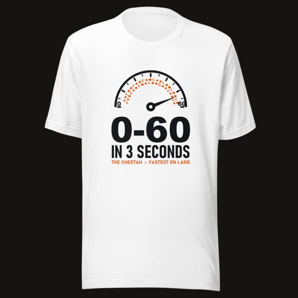 Animal Viewology Zero To Sixty Tee in White