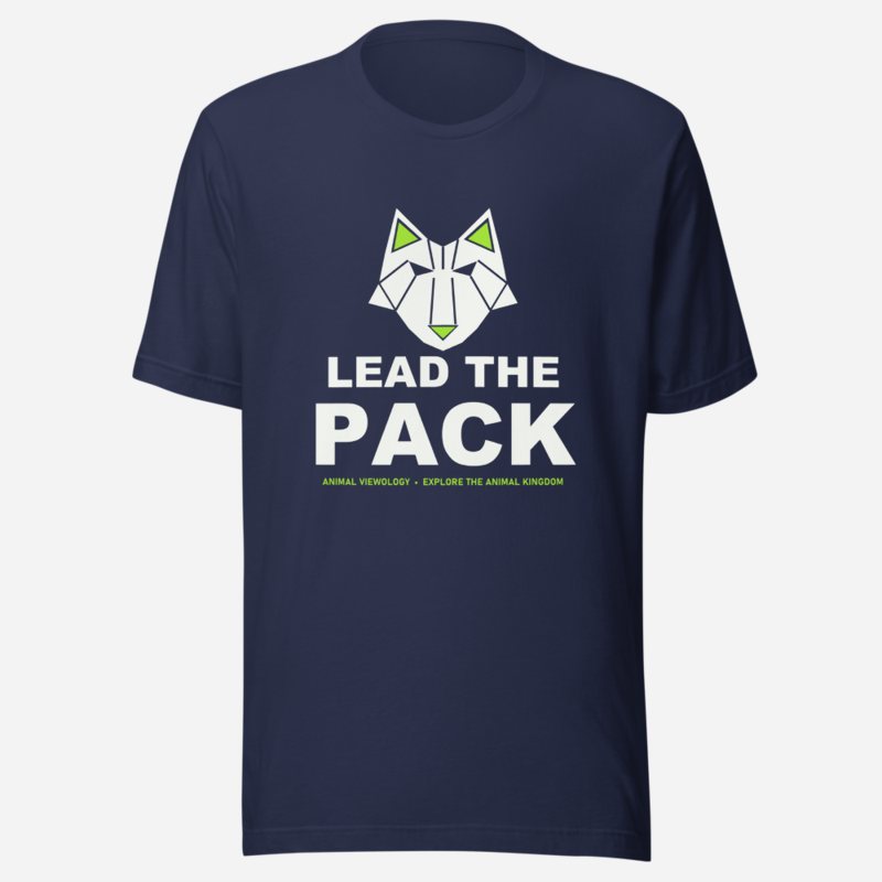 Animal Viewology Lead The Pack Tee Navy