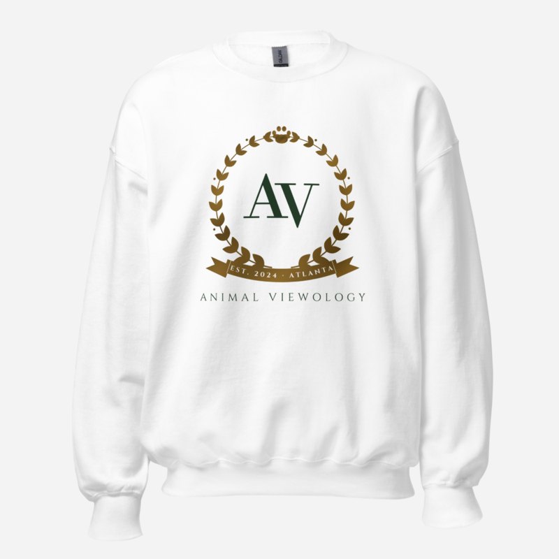 Animal Viewology Maison Crest Sweatshirt in White