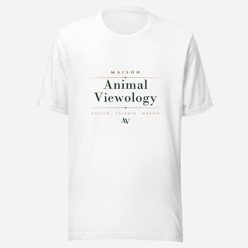 Animal Viewology Maison Signature Tee in White