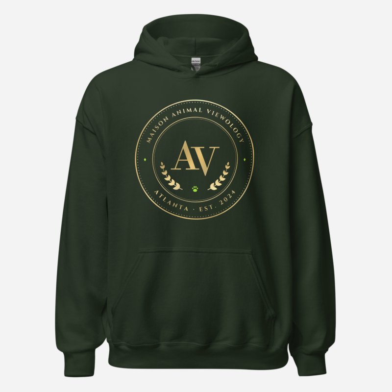 Animal Viewology Maison Medallion Hoodie Forest Green