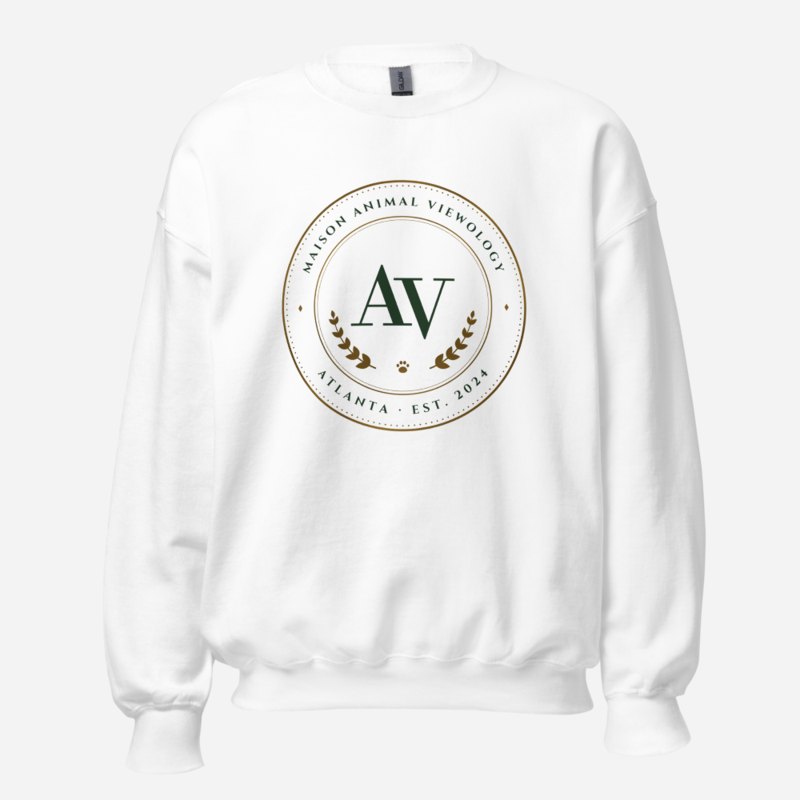 Animal Viewology Maison Medallion Sweatshirt in White