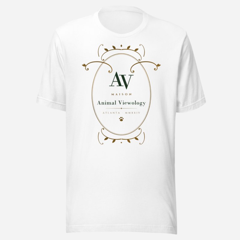 Animal Viewology Maison Baroque Cartouche Tee White