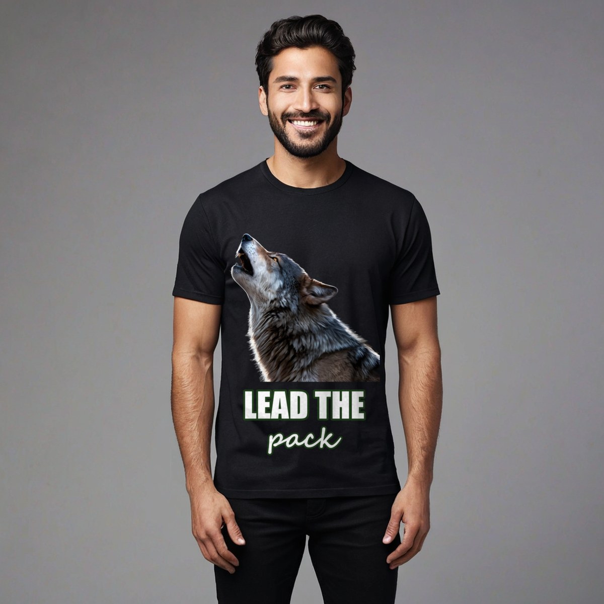 Animal Viewology Lead The Pack Wolf Tee
